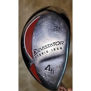 Devastator 22° Hybrid Iron 4h EMC shaft RH R-Flex 40" Carbon Shaft